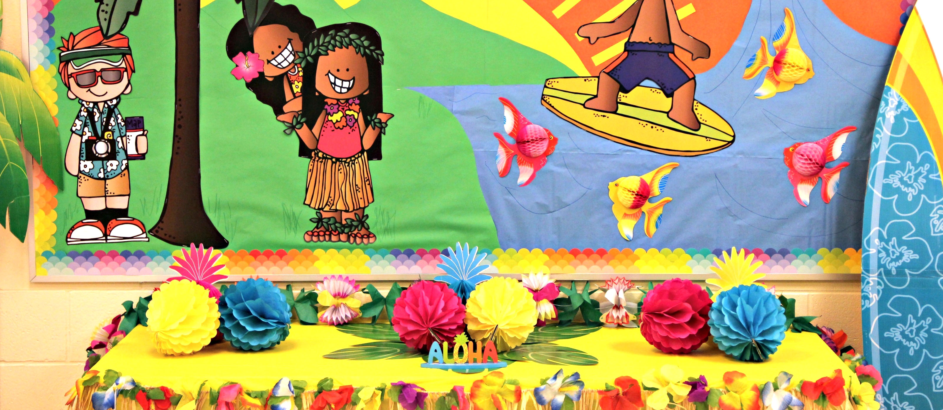 Hawaiian Bulletin Board Fun365